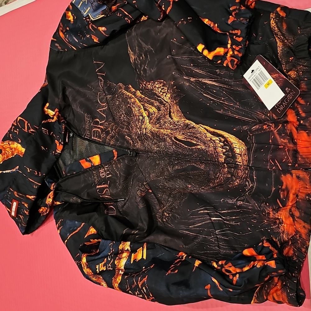 Members ONLY Game Of Thrones House Of The Dragon Collaboration Full Zip Hoodie
